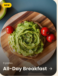Breakfast menu category