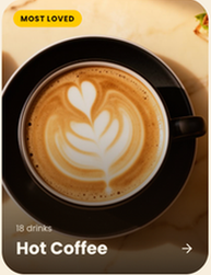 Coffee menu category